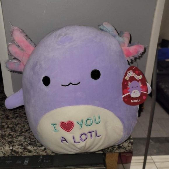 Kellytoy Toys Monica The Axolotl Valentines Squishmallow Poshmark